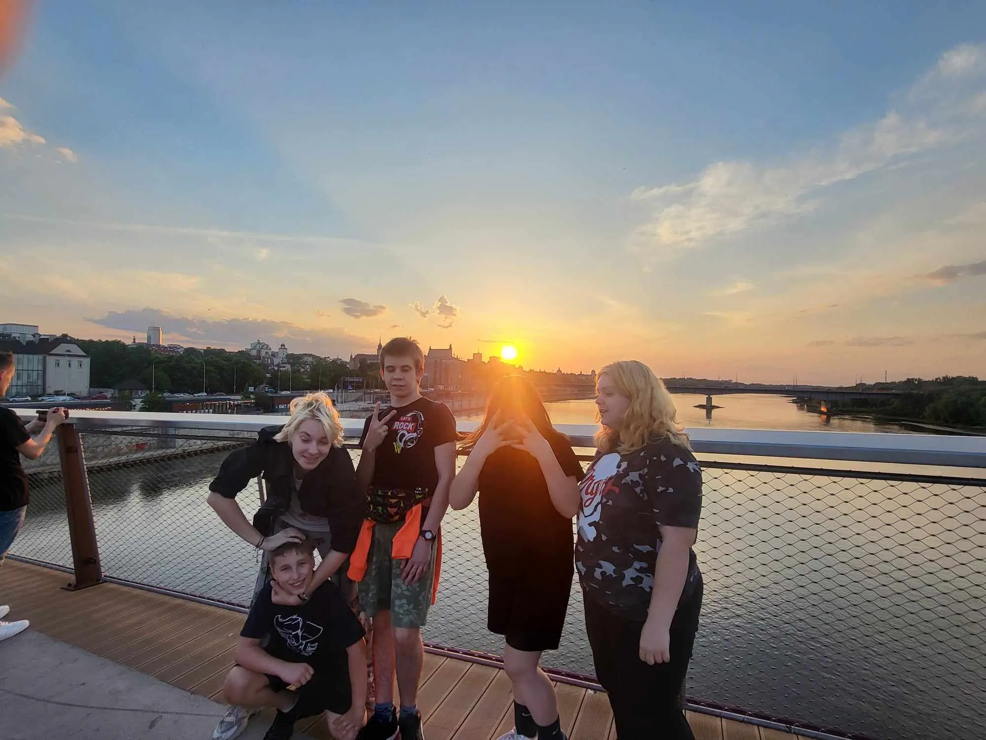 Spacer na nowy most pieszo – rowerowy