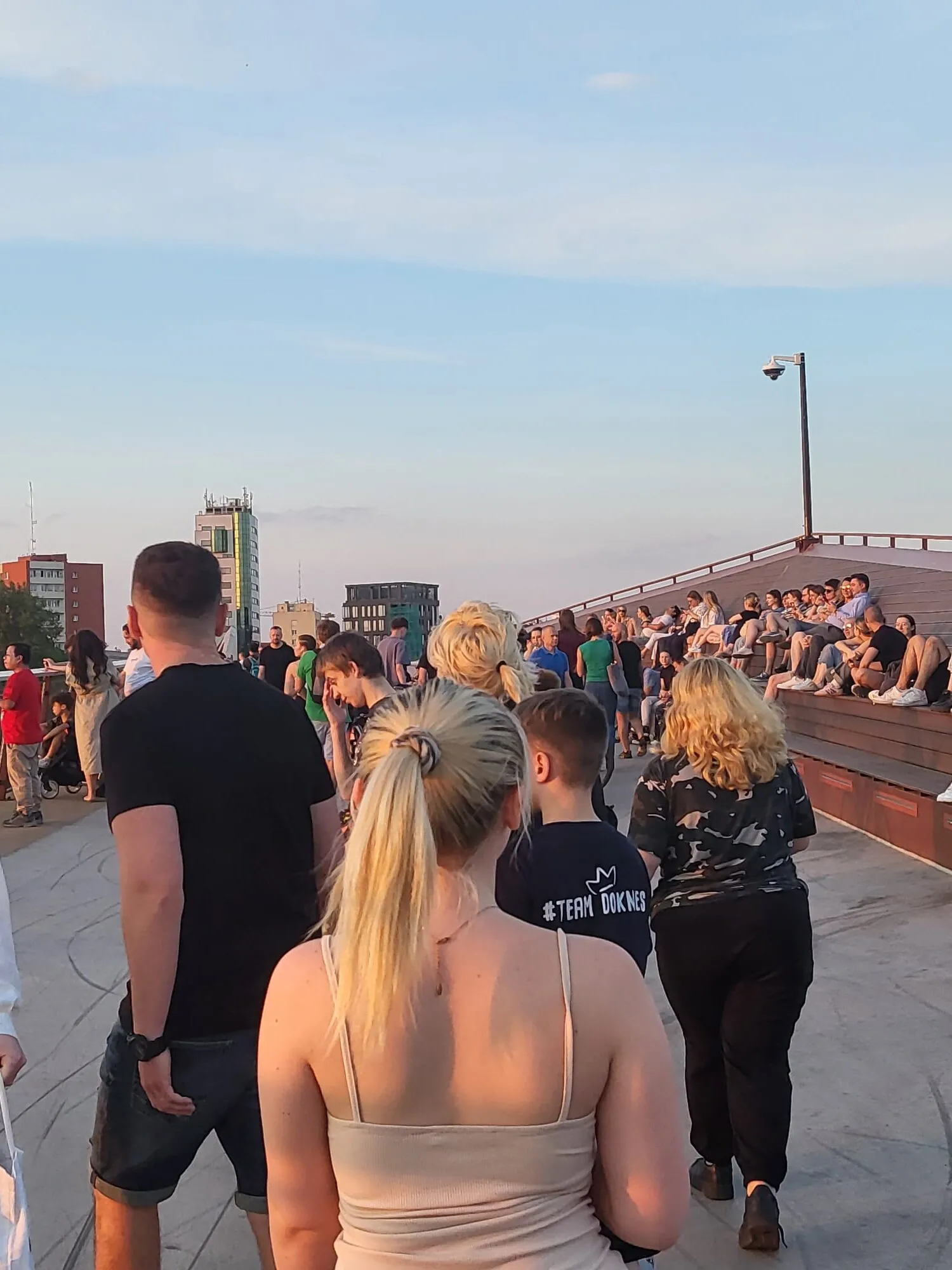 Spacer na nowy most pieszo – rowerowy