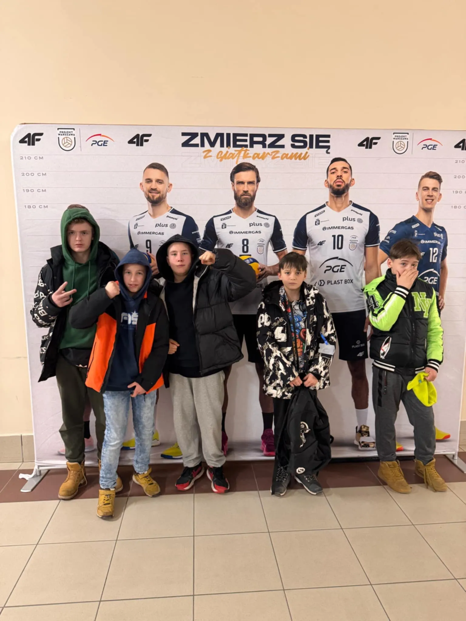 Wyjście na mecz siatkówki